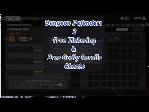 DD2 Cheats | Free Tinkering & Free Godly Rerolls | 2025