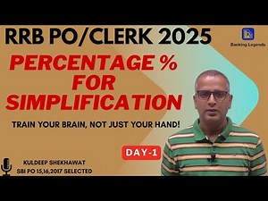 Think Before You Calculate | Percentage-Based Simplification Class | Day -1