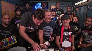 6.8K views · 156 reactions | Jimmy Fallon, Metallica & The Roots Sing "Enter Sandman" (Classroom Instruments) | Disturbian ROCK | Facebook