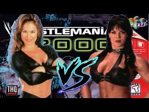 WWF Wrestlemania 2000 Ivory vs Chyna