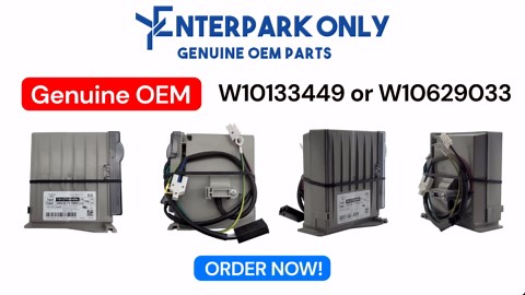 W10133449 Enterpark Refrigerator Inverter Control Board Replacement Compatible with Whirlpool, Kenmore, Amana – Replaces W10629033, 2209324, 2221559, 2223385, 2224047, 2304098