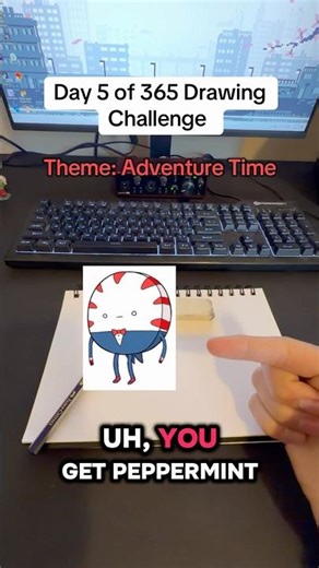 Drawing Peppermint Butler🍬 #adventuretime #drawing #challenge #art #cartoon