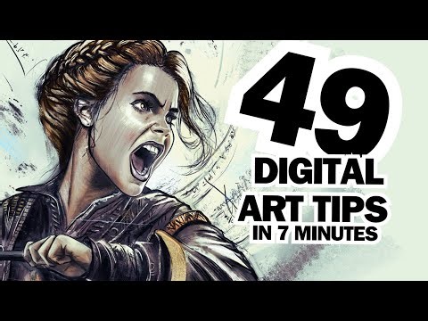 49 Digital Art Tips in LESS than 7 Minutes
