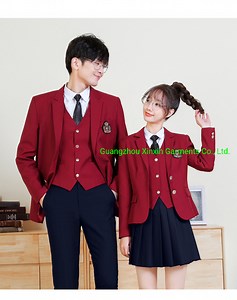 [Hot Item] Custom School Uniforms Primary School Students Daily Wear Set Kids Boys Girls (U2307)