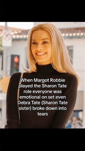 When Margot Robbie played the Sharon Tate role everyone was emotional on set 🥹💔