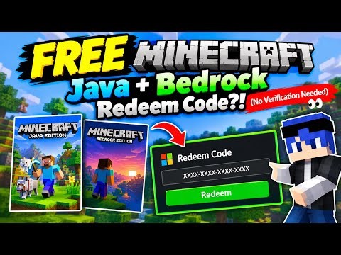 Free Minecraft Java/BedRock Redeem Code! (No Verification Needed) 👀| GameTame