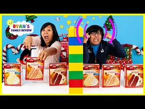 Twin Telepathy Cake Challenge Ryan's Mommy vs Daddy! - Videos For Kids