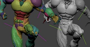 Sculpting Guyver I With ZBrush Pose Tools and Character Creator
