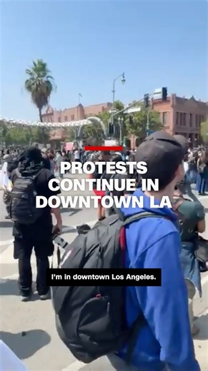 Protests are in their fourth day in Los Angeles in response to the Trump administration's immigration crackdown. CNN's Kyung Lah reports from the center of the demonstrations. Follow live updates: https://cnn.it/4dWfnEm | CNN