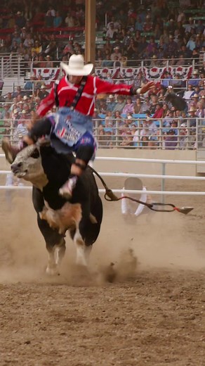 Air Dusty! #rodeo #cowboy #bull #bullriding #sports #fyp