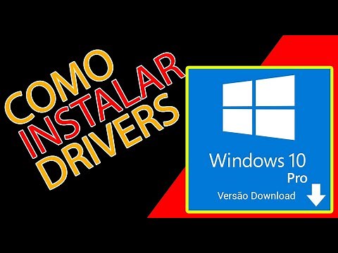 COMO INSTALAR DRIVERS NO WINDOWS 10 - FÁCIL
