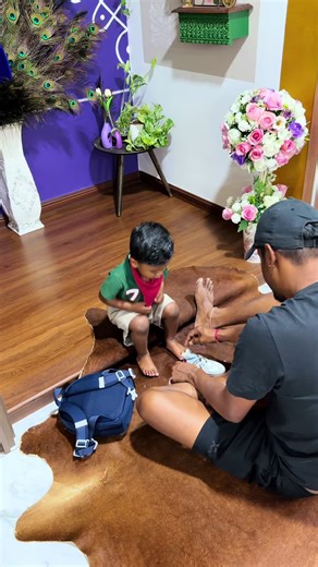 Cherishing Moments with Appa at Home