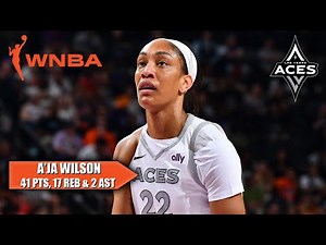 HIGHLIGHTS from A’ja Wilson’s 41-PT DOUBLE-DOUBLE vs. the Mercury 😤 | WNBA on ESPN