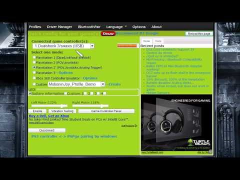 How to set up epsxe gamepad as ps3 controller