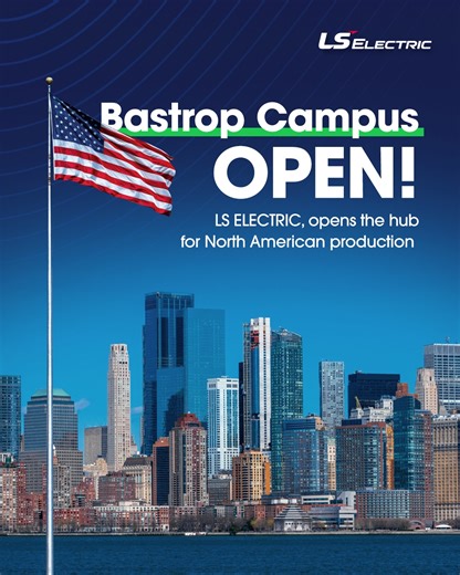 LS ELECTRIC's first North American production facility in Bastrop, Texas, is now fully operational! The company has secured a 162.5 billion KRW contract to supply power equipment for data centers to a major tech firm and plans to invest 330 billion KRW by 2030 to build power infrastructure across the U.S. #LSELECTRIC #BASTROPCAMPUS #BEYONDX | LS ELECTRIC