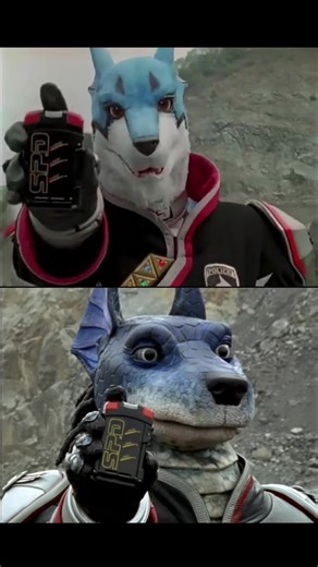 2004 Tokusou Sentai Dekaranger Deka Master And 2005 Power Rangers SPD Shadow Ranger Henshin/Morph Comparison! ⚡️🔥 #tiktok #foryoupage #reels #スーパー戦隊シリーズ #powerrangers