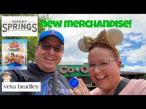 New Disney Springs Merch Tour! It’s a Small World+ Grogu Medallion Collection