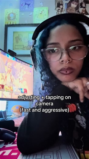 adjusting and tapping the camera while i play overwatch😍 #asmr #fastandaggressiveasmr #cameratapping #lofiasmr #fastasmr