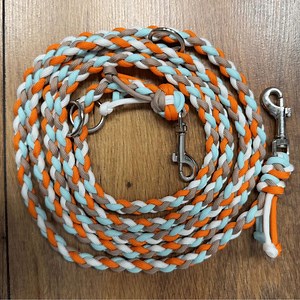 Paracord Dog Leash, Ljus Orange, Hand-braided, 1-2 Day Delivery Time - Etsy