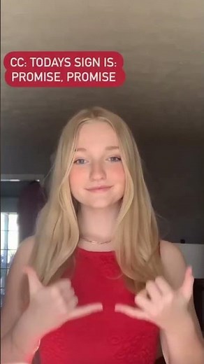 Promise in American Sign Language #asl #educational #americansignlanguage #learninglanguages