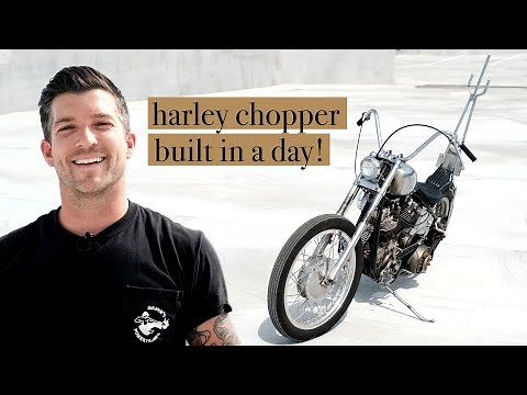 Harley-Davidson Pan/Shovel Chopper | 1 Day Build