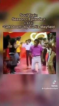 Soul Train Dancers jamming to “Get Down” by Curtis Mayfield, 1971