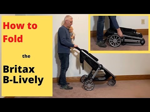 How to Fold the Britax B-Lively 3-Wheel Stroller