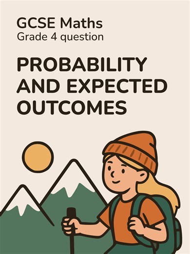 Expected number of outcomes (probability) #gcsemaths #gcsemathsrevision #gcserevision #stem #studytok