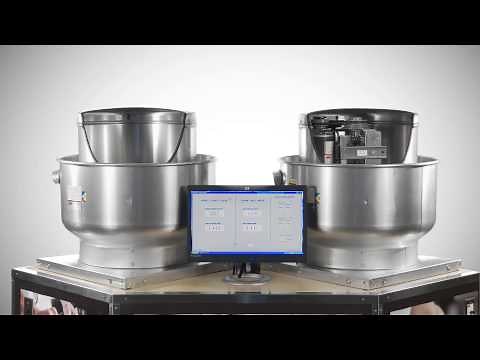 Dayton EC Direct Drive vs Traditional Belt Drive Fan Demonstration