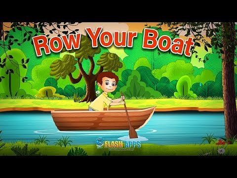 Row Your Boat kids song | Nursery Rhymes by EFlashApps