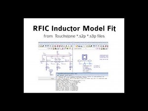 ADS: RFIC Inductor Model Fit from S2P/S3P Touchstone