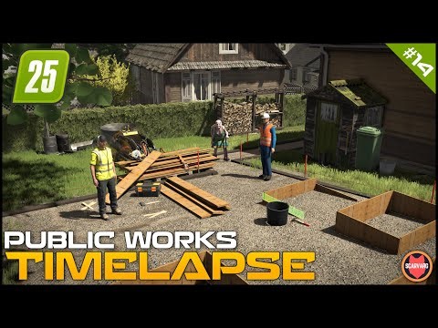 🚧 Final Garden Build - Finishing Building Raised Beds ⭐ FS25 Raven Valley Roleplay Public Works