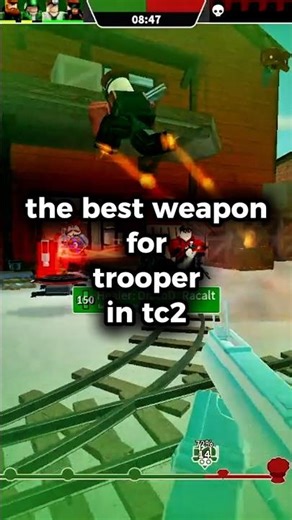 the best weapon for trooper in tc2 #tc2 #typicalcolors2 #roblox #shorts #game