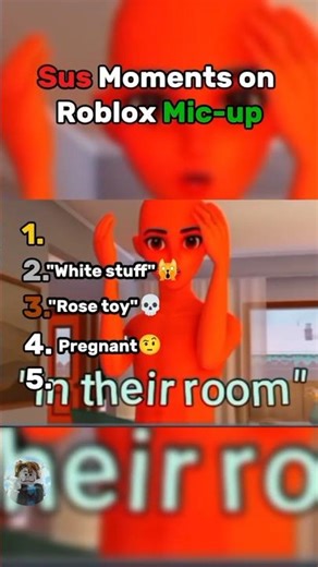 Sus Moments on Roblox Mic up #shorts