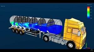 ¿Cómo funciona un Rompeolas en un tanque cisterna?🚚 🌊 ¡Una de nuestras simulaciones favoritas! 👨🏾‍🏫 Los rompeolas son paredes que se colocan en los tanques o depósitos con el fin de amortiguar el movimiento del fluido almacenado en su interior.💧 En el caso de los camiones cisterna, se usa para mitigar las inercias que provoca el fluido al acelerar y girar, lo que afecta a los momentos de guiñada y cabeceo del mismo. Hoy echamos un vistazo al interior de uno de éstos camiones y analizamos s