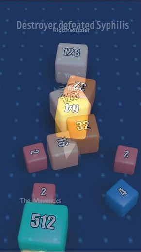 Merge giant 2048 cube snakes in Cubes 2048.io arena! 🟩⚡💥