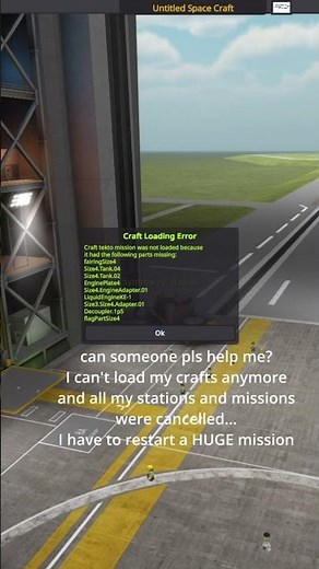 Pls help me #space #science #ksp #error #mission #cinematic