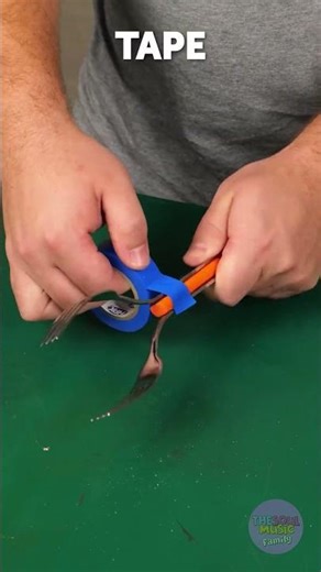 Who needs fancy tools when you’ve got forks