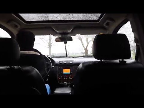 POV Drive Rainy Day !! 2003 Mercedes-Benz Ml 270 CDI