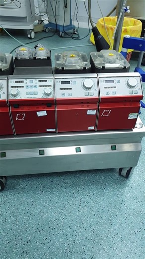 In this video you will see Heart Lung Machine or cardiopulmonary bypass machine