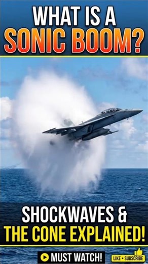 What is Sonic Boom? 🤯 Supersonic Speed Ka Real Science Explained