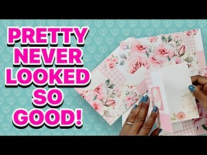 TEN-MINUTE CRAFT!! Quick & Easy Way To Send A Smile. DIY Notecard Stationery