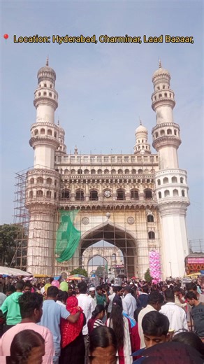 CHARMINAR HYDERABAD| Iconic Monument of India 🇮🇳| Hyderabad Street View & History#shorts#viralshorts