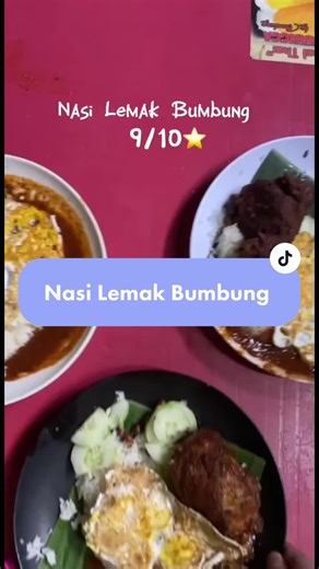 The Best Nasi Lemak at Nasi Lemak Bumbung in PJ