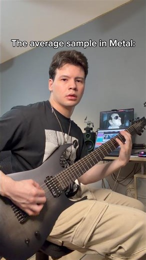 The Average Sample in Metal #metal #guitar #shorts