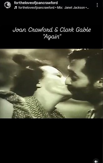 Joan Crawford & Clark Gable: Again in their last film together - Strange Cargo ⭐💕 #joancrawford