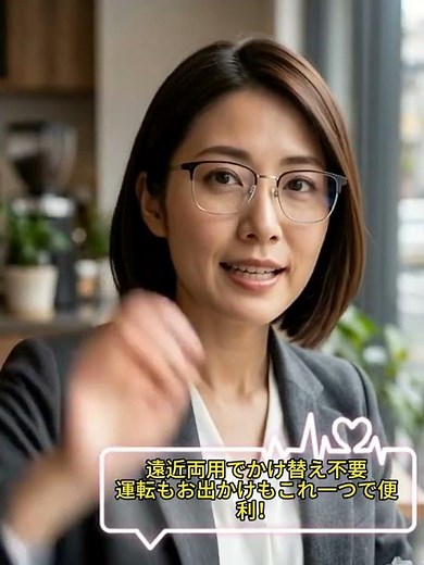 ブルーライト50％カット遠近両用・透過率92％のクリア視界チタン素材で耐腐食・無磁性わずか21gの超軽量モデル！#老眼鏡 #ブルーライトカット #遠近両用 #40代 #50代 #60代#lunoru