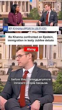 Ro Khanna confronted on Epstein, immigration in testy Jubilee debate | RISING
