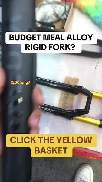 budget rigid fork mtb #fyp #foryou #foryoupage #siklista #bike #cycling