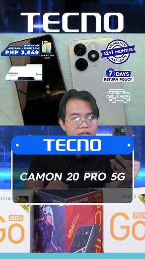 Elevate Your Mobile Experience with Camon 20 Pro 5G!